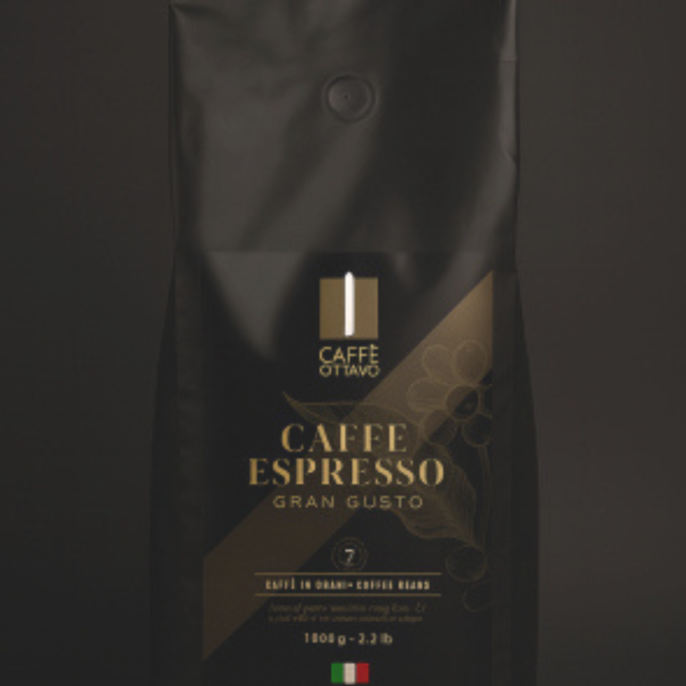 Caffe Ottavo- Gran Gusto Blend Beans- 1 kg