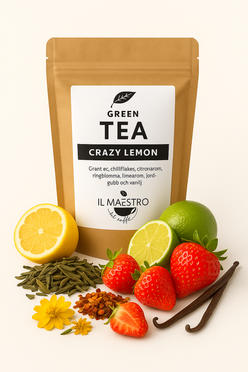 Te Crazy Lemon Pyramidpåsar