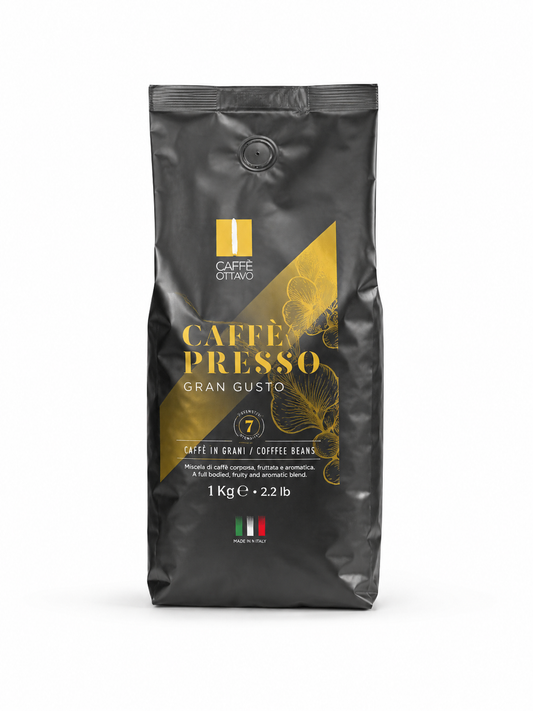Caffe Ottavo- Gran Gusto Blend Beans- 1 kg